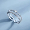 Double-layer opening index finger ring, a fashionable and individualistic style for women, is a popular online celebrity. The adjustable ring is Xinmingyang Application Scenario